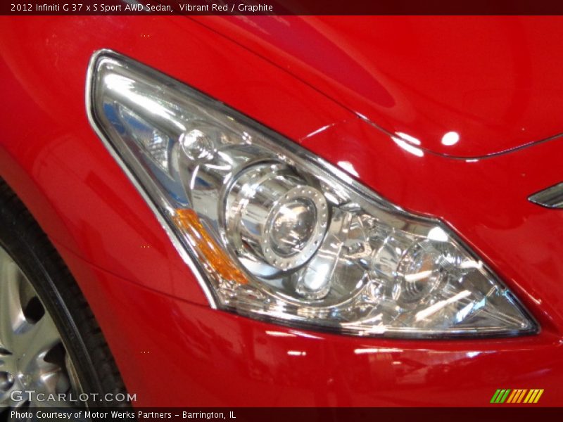 Vibrant Red / Graphite 2012 Infiniti G 37 x S Sport AWD Sedan