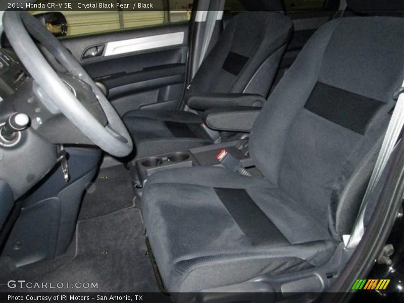 Crystal Black Pearl / Black 2011 Honda CR-V SE
