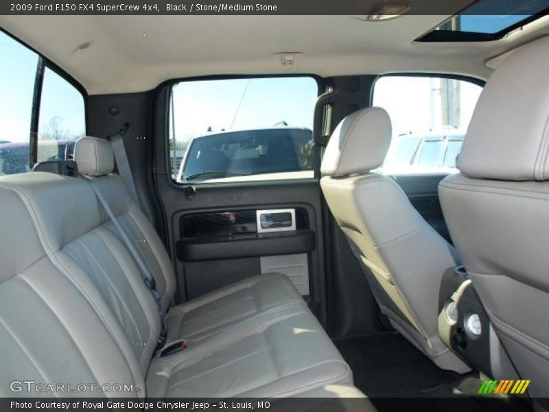 Black / Stone/Medium Stone 2009 Ford F150 FX4 SuperCrew 4x4