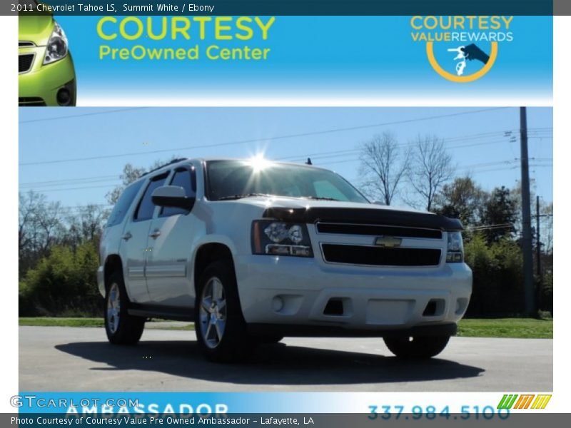 Summit White / Ebony 2011 Chevrolet Tahoe LS