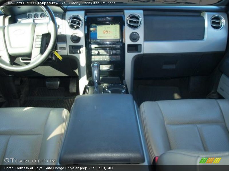 Black / Stone/Medium Stone 2009 Ford F150 FX4 SuperCrew 4x4