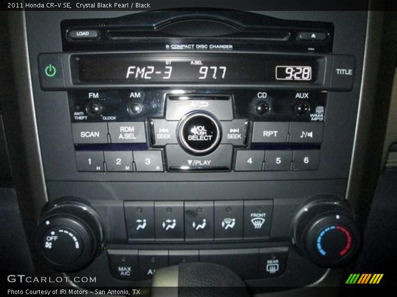 Crystal Black Pearl / Black 2011 Honda CR-V SE