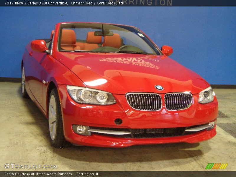 Crimson Red / Coral Red/Black 2012 BMW 3 Series 328i Convertible