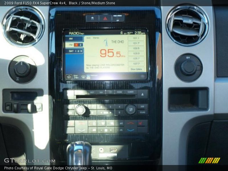 Black / Stone/Medium Stone 2009 Ford F150 FX4 SuperCrew 4x4