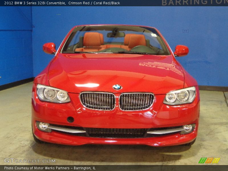 Crimson Red / Coral Red/Black 2012 BMW 3 Series 328i Convertible