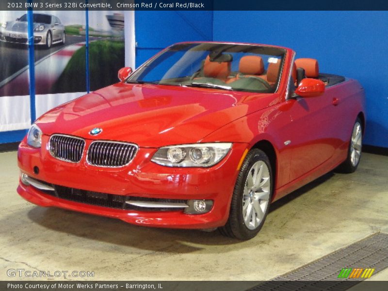 Crimson Red / Coral Red/Black 2012 BMW 3 Series 328i Convertible