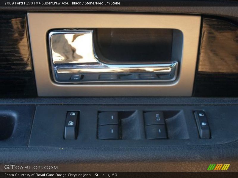 Black / Stone/Medium Stone 2009 Ford F150 FX4 SuperCrew 4x4