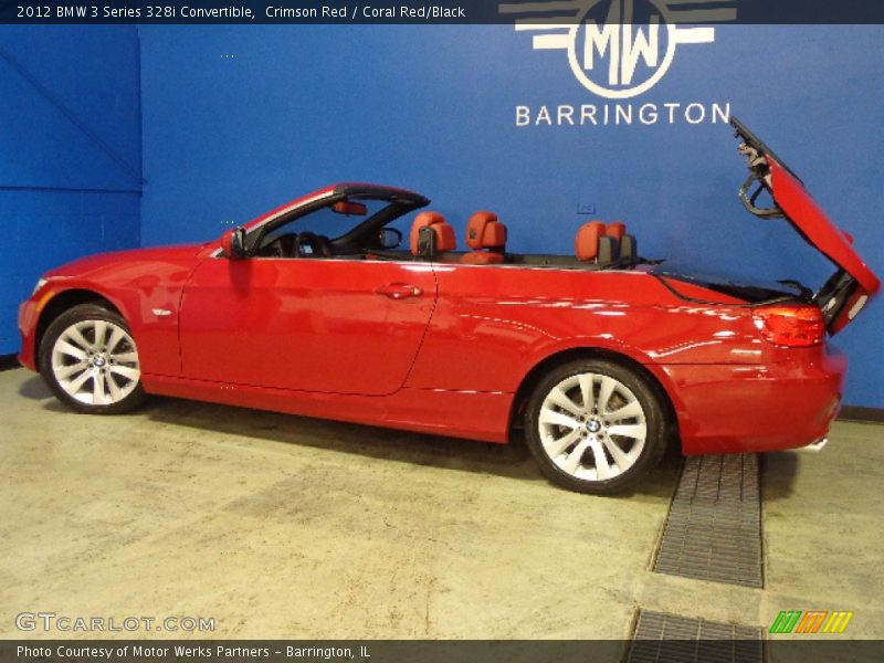 Crimson Red / Coral Red/Black 2012 BMW 3 Series 328i Convertible