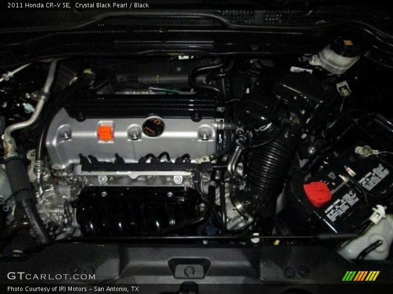 Crystal Black Pearl / Black 2011 Honda CR-V SE