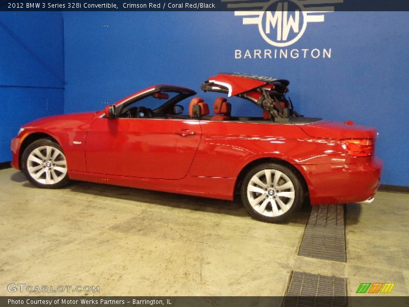 Crimson Red / Coral Red/Black 2012 BMW 3 Series 328i Convertible