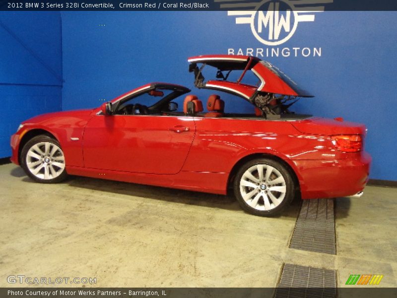 Crimson Red / Coral Red/Black 2012 BMW 3 Series 328i Convertible