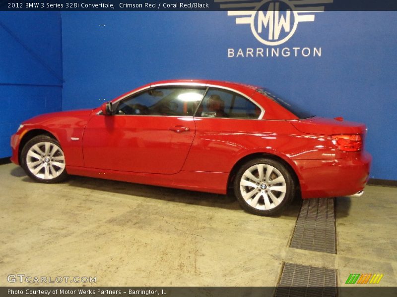 Crimson Red / Coral Red/Black 2012 BMW 3 Series 328i Convertible