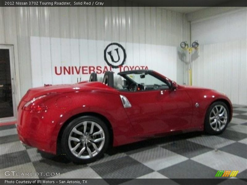 Solid Red / Gray 2012 Nissan 370Z Touring Roadster