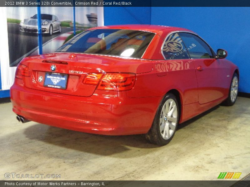 Crimson Red / Coral Red/Black 2012 BMW 3 Series 328i Convertible