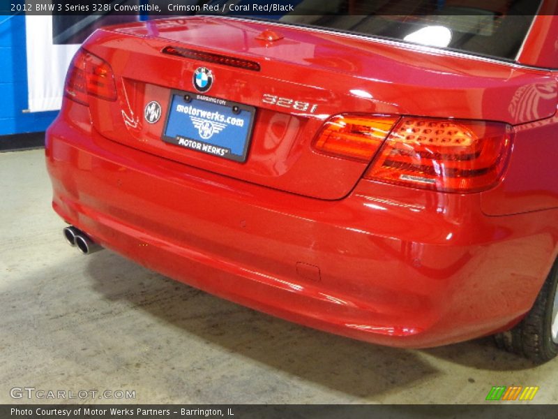 Crimson Red / Coral Red/Black 2012 BMW 3 Series 328i Convertible
