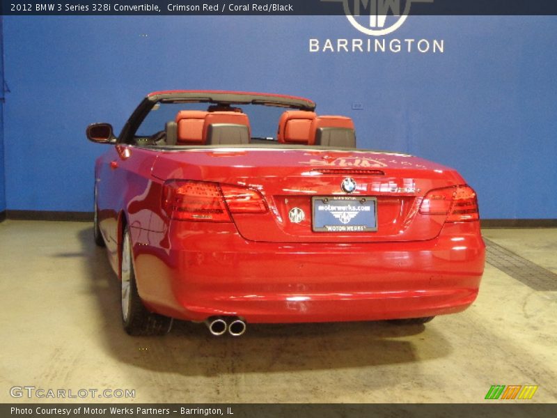 Crimson Red / Coral Red/Black 2012 BMW 3 Series 328i Convertible