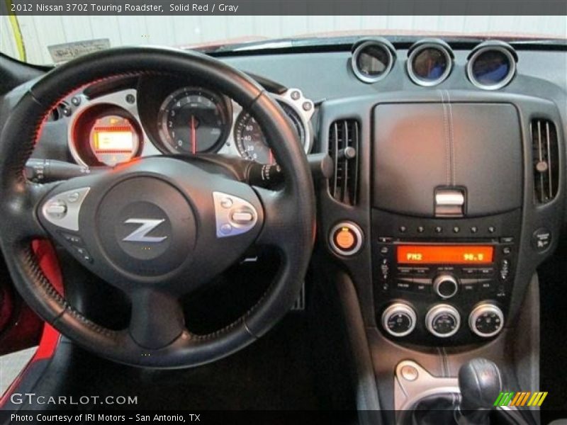 Solid Red / Gray 2012 Nissan 370Z Touring Roadster