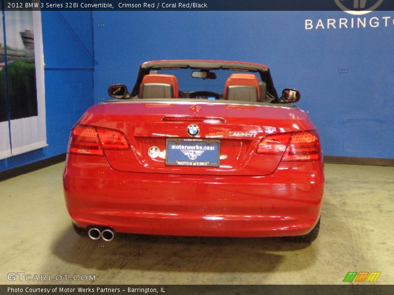 Crimson Red / Coral Red/Black 2012 BMW 3 Series 328i Convertible
