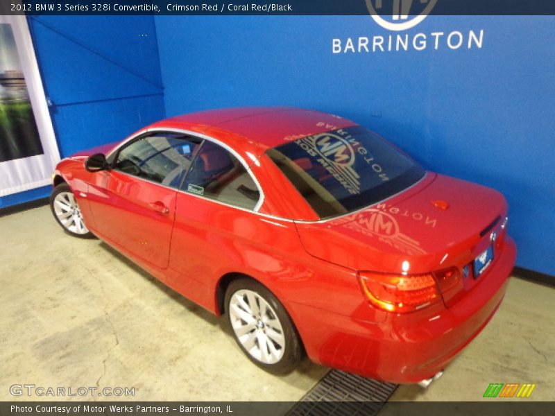 Crimson Red / Coral Red/Black 2012 BMW 3 Series 328i Convertible