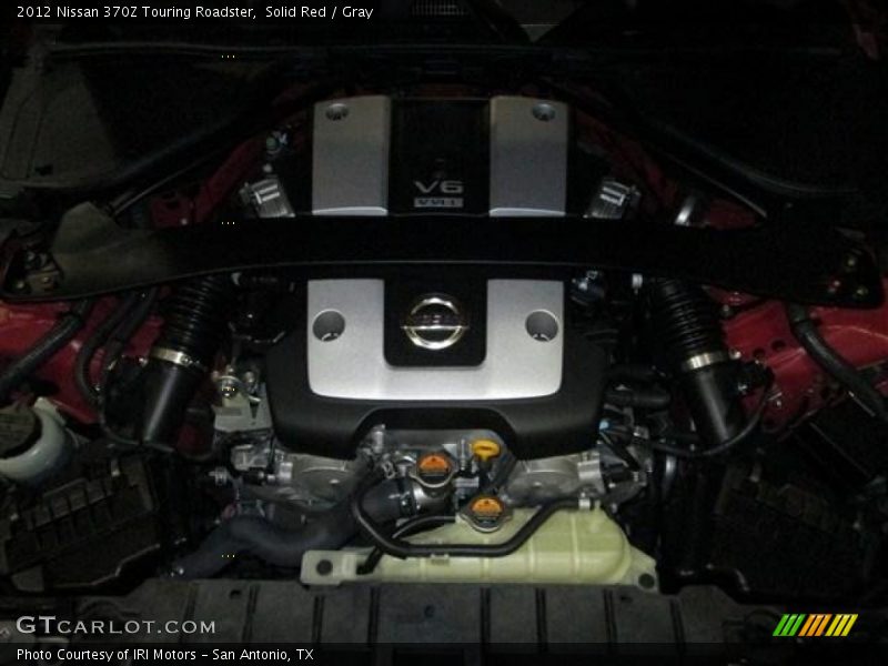 Solid Red / Gray 2012 Nissan 370Z Touring Roadster