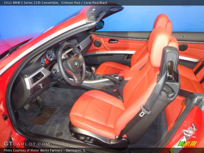 Crimson Red / Coral Red/Black 2012 BMW 3 Series 328i Convertible