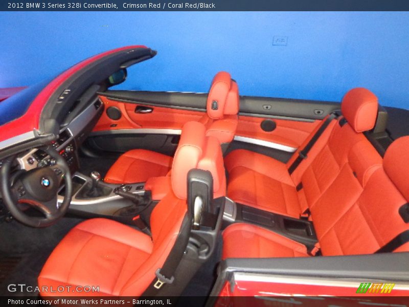  2012 3 Series 328i Convertible Coral Red/Black Interior