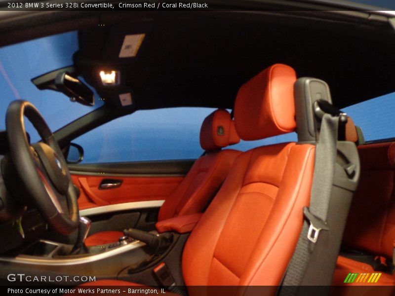 Crimson Red / Coral Red/Black 2012 BMW 3 Series 328i Convertible