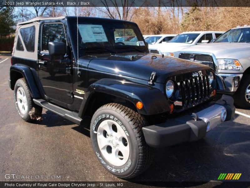 Black / Black 2013 Jeep Wrangler Sahara 4x4