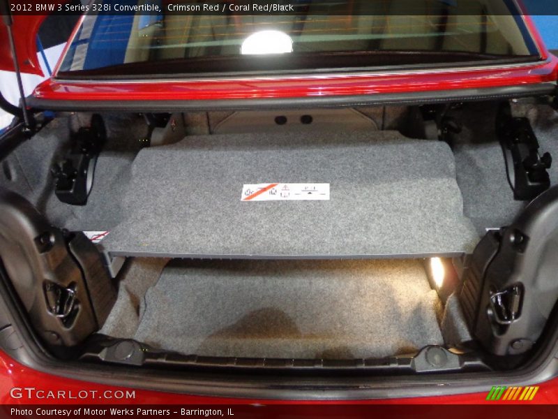  2012 3 Series 328i Convertible Trunk