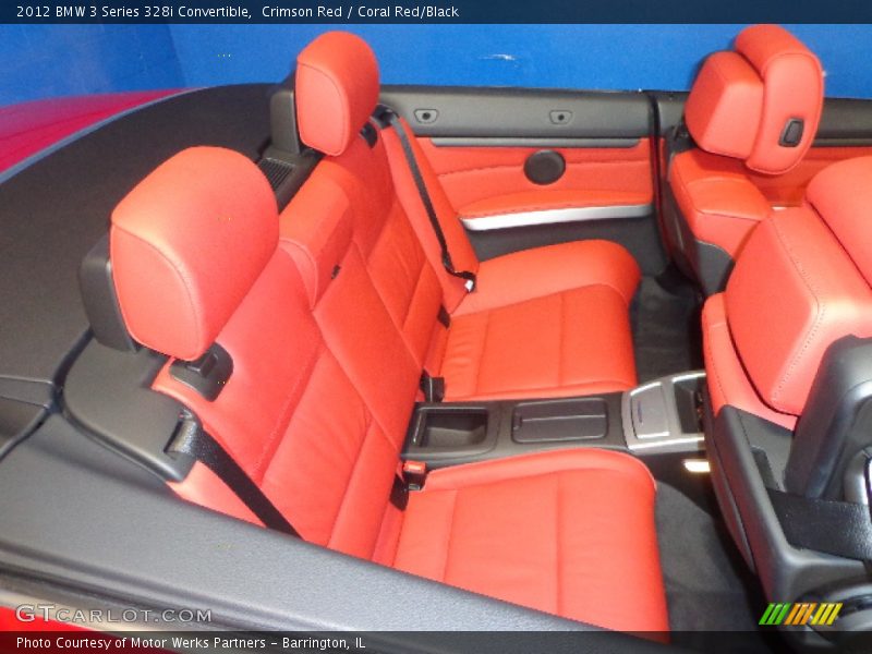 Rear Seat of 2012 3 Series 328i Convertible