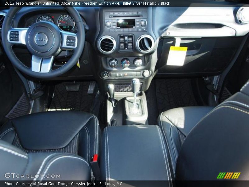 Billet Silver Metallic / Black 2013 Jeep Wrangler Unlimited Oscar Mike Freedom Edition 4x4