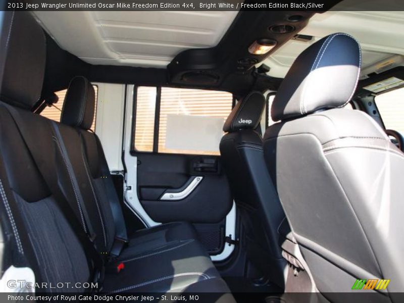 Bright White / Freedom Edition Black/Silver 2013 Jeep Wrangler Unlimited Oscar Mike Freedom Edition 4x4