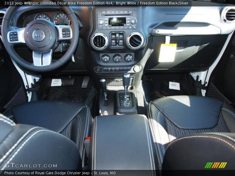  2013 Wrangler Unlimited Oscar Mike Freedom Edition 4x4 Freedom Edition Black/Silver Interior