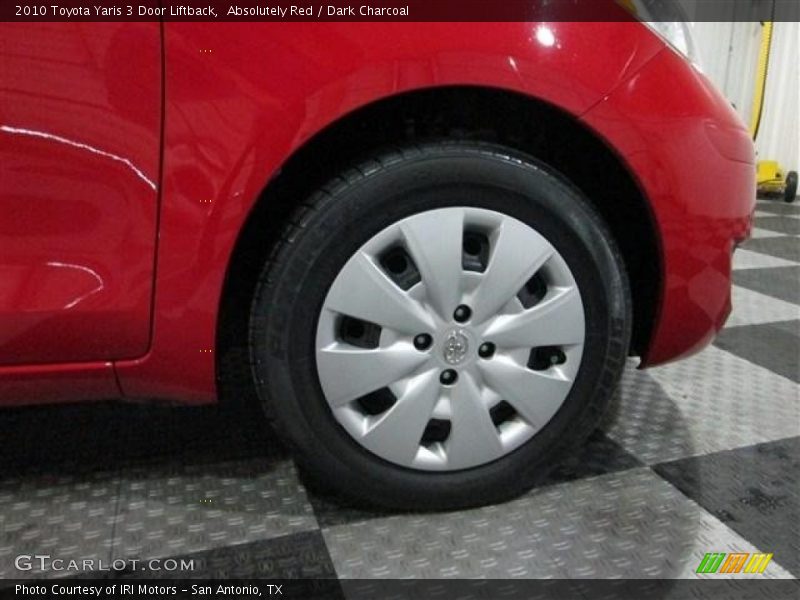 Absolutely Red / Dark Charcoal 2010 Toyota Yaris 3 Door Liftback