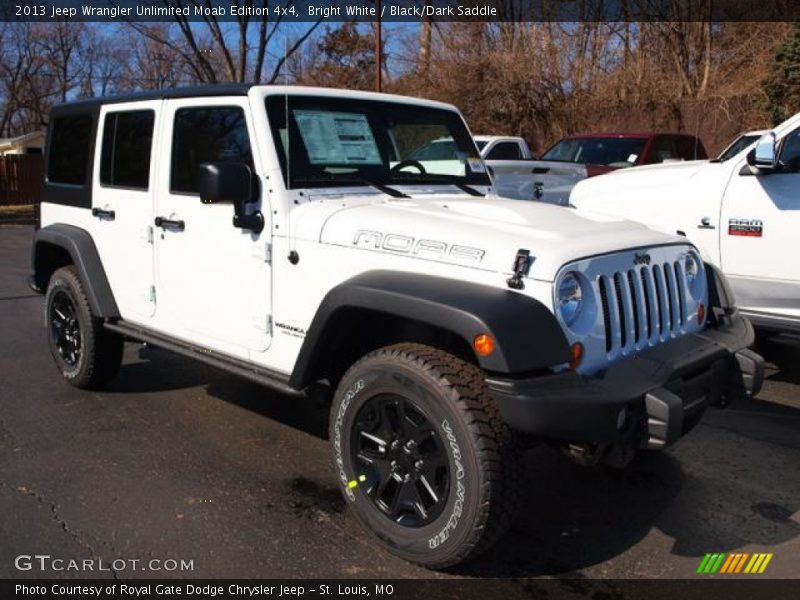 Front 3/4 View of 2013 Wrangler Unlimited Moab Edition 4x4