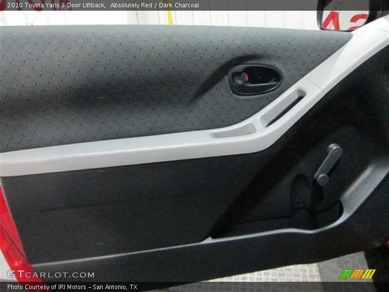 Absolutely Red / Dark Charcoal 2010 Toyota Yaris 3 Door Liftback