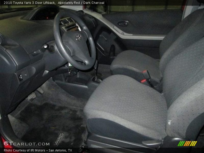 Absolutely Red / Dark Charcoal 2010 Toyota Yaris 3 Door Liftback