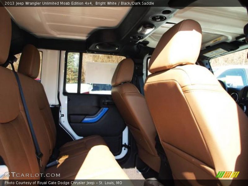 Bright White / Black/Dark Saddle 2013 Jeep Wrangler Unlimited Moab Edition 4x4