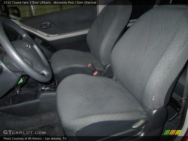 Absolutely Red / Dark Charcoal 2010 Toyota Yaris 3 Door Liftback