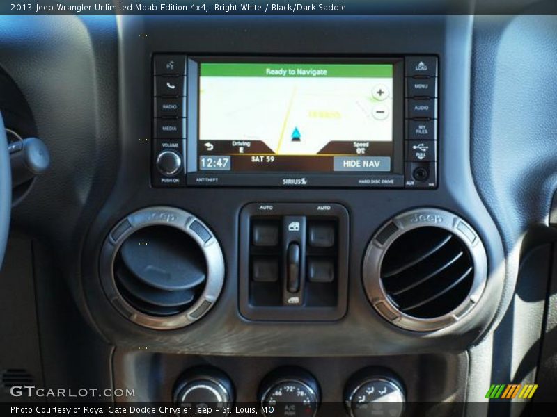 Bright White / Black/Dark Saddle 2013 Jeep Wrangler Unlimited Moab Edition 4x4