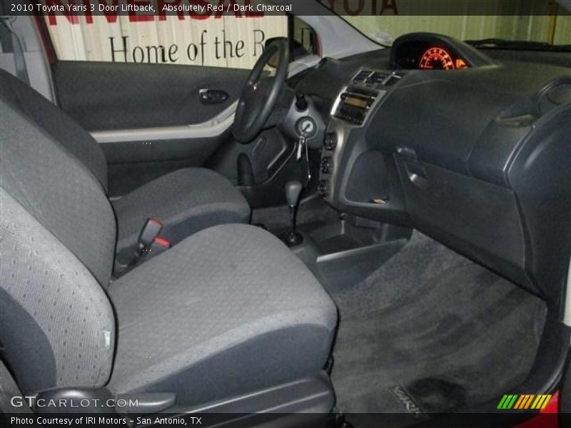 Absolutely Red / Dark Charcoal 2010 Toyota Yaris 3 Door Liftback