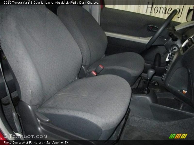 Absolutely Red / Dark Charcoal 2010 Toyota Yaris 3 Door Liftback