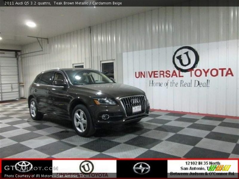 Teak Brown Metallic / Cardamom Beige 2011 Audi Q5 3.2 quattro