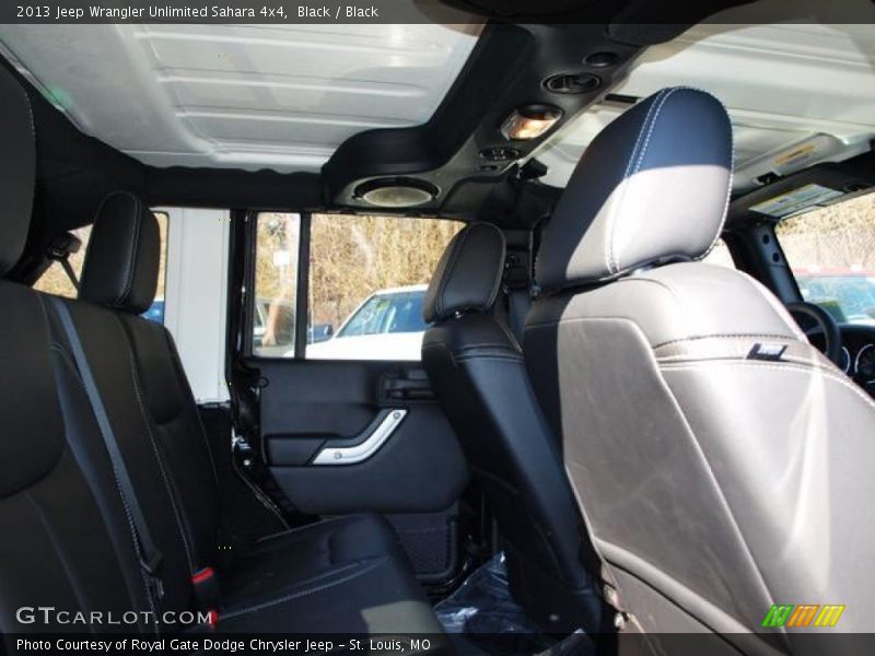 Black / Black 2013 Jeep Wrangler Unlimited Sahara 4x4