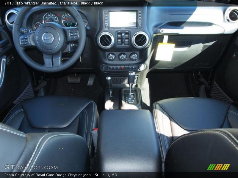 Black / Black 2013 Jeep Wrangler Unlimited Sahara 4x4