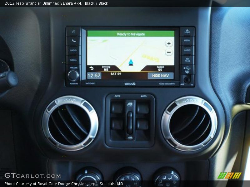 Black / Black 2013 Jeep Wrangler Unlimited Sahara 4x4