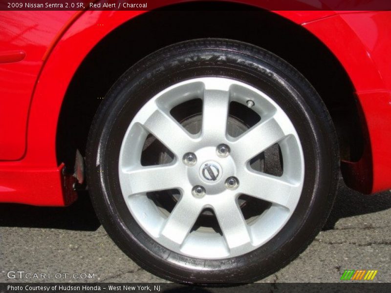 Red Alert / Charcoal 2009 Nissan Sentra 2.0 SR