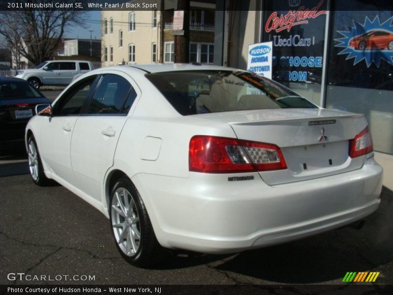 White Pearl / Black Sport 2011 Mitsubishi Galant SE