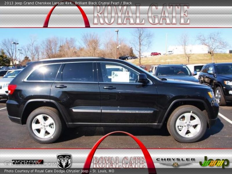 Brilliant Black Crystal Pearl / Black 2013 Jeep Grand Cherokee Laredo 4x4