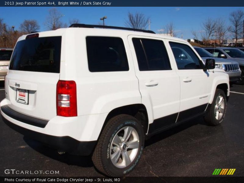 Bright White / Dark Slate Gray 2013 Jeep Patriot Sport 4x4